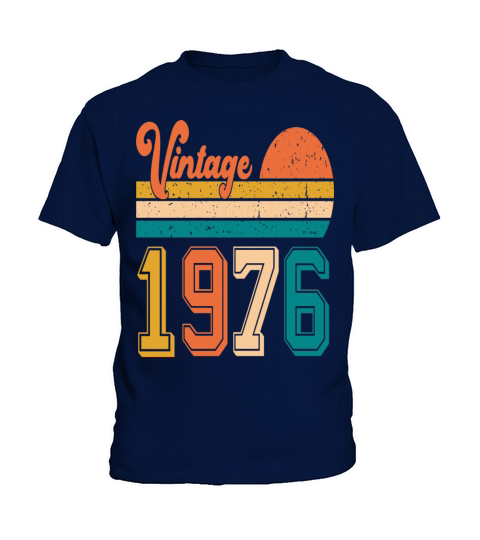 Vintage 1976 birthday gift Kids T-Shirt