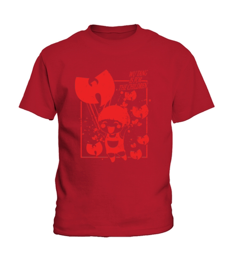 wutang is for the children red Kids T-Shirt