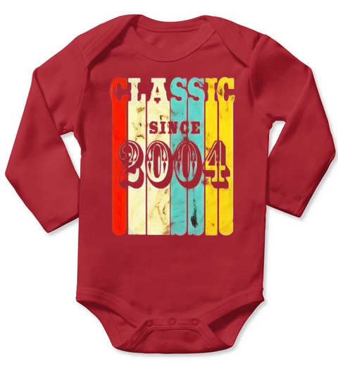 2004 CLASSIC VINTAGE TSHIRT Long Sleeve Baby One-Piece