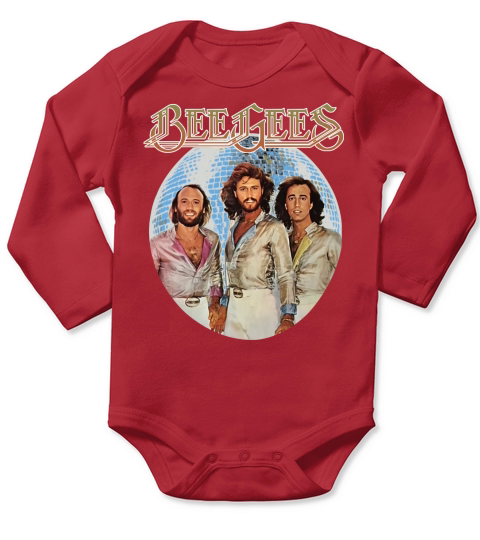 Bee Gees Disco Ball Long Sleeve Baby One-Piece