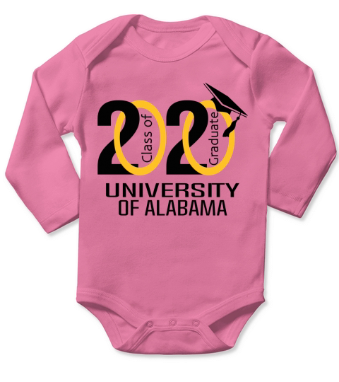 Class Of 2020 Graduation University Of Alabama Long Sleeve Baby One-Piece