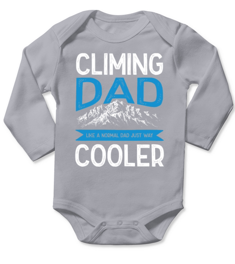 climbing dad Long Sleeve Baby One-Piece