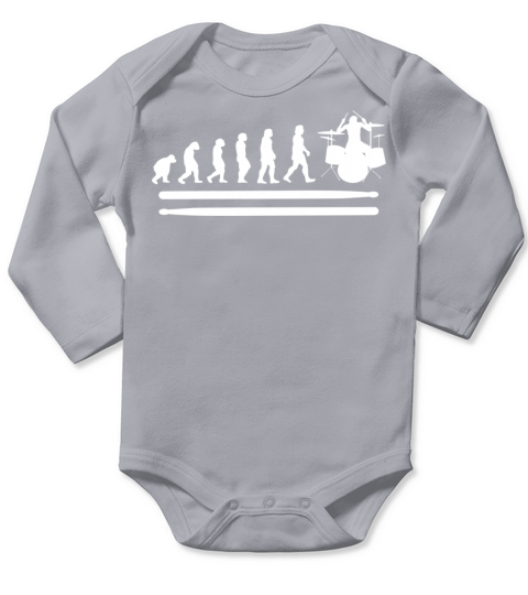 Drummer evolution Long Sleeve Baby One-Piece