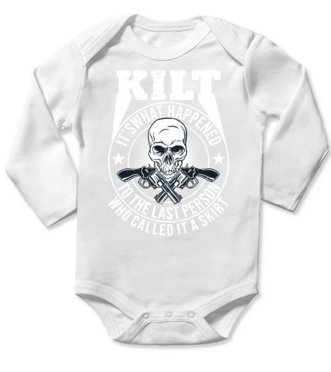 How To Wear The Kilt Design For A Tartan Kilt Guy Long Sleeve Baby One-Piece