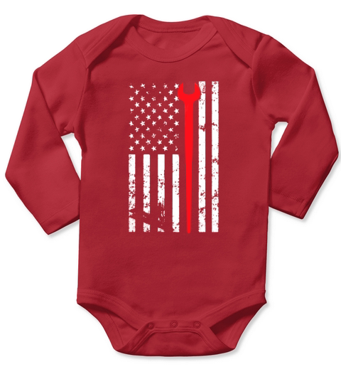 IRONWORKER Long Sleeve Baby One-Piece