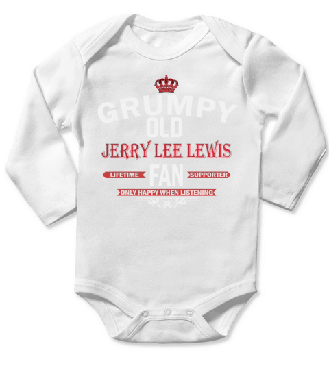 JERRY LEE LEWIS Long Sleeve Baby One-Piece