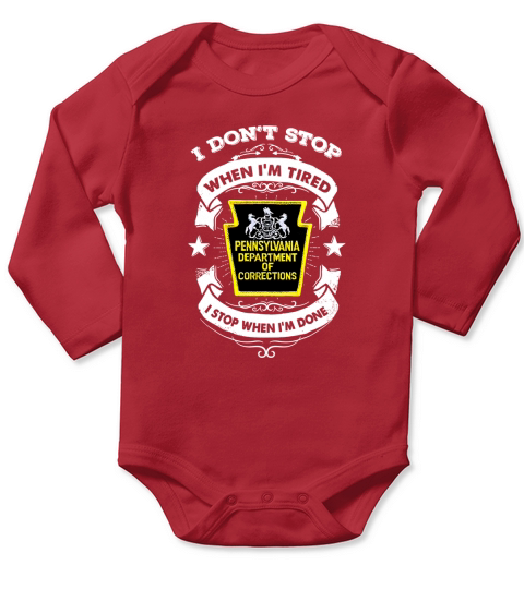 Pennsylvania Department of Corrections Long Sleeve Baby One-Piece