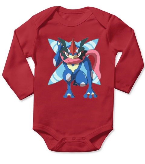 Proud To Be Ash Greninja Tshirt Long Sleeve Baby One-Piece
