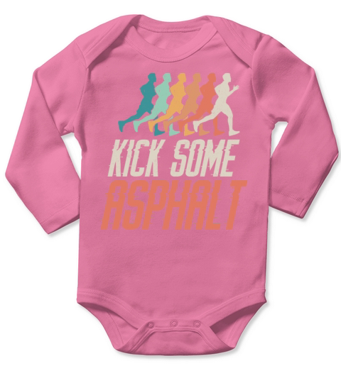 Running Runner Half Marathon Long Sleeve Baby One-Piece