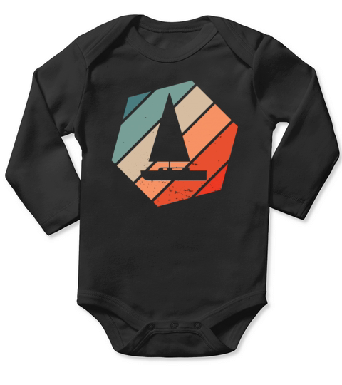 Sailing Yacht Sailor Sailing Ship Vintage Long Sleeve Baby One-Piece
