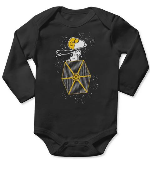 Snoopy - t-shirt impérial d&#39;as volant Long Sleeve Baby One-Piece
