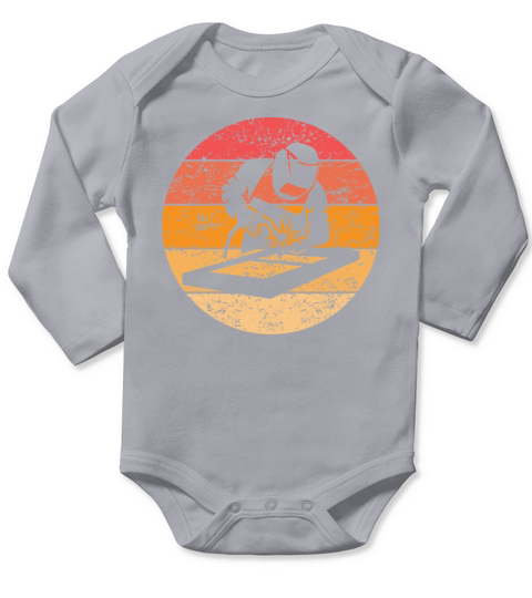 Welder Profession Training Craftsman Retro Gift Long Sleeve Baby One-Piece