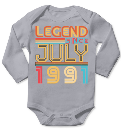 Year Of Construction July 1991 Long Sleeve Baby One-Piece