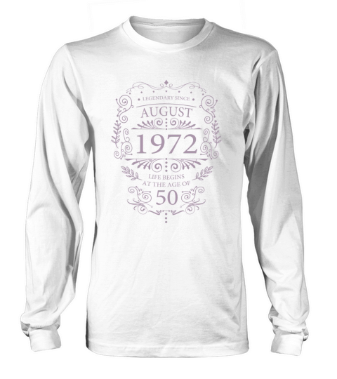 60th Birthday Gift Ideas Born in 1972 Sayings Long sleeved Unisex