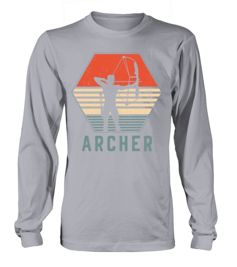 Archery Bow Archer Retro Vintage Long sleeved Unisex