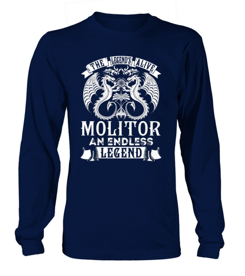 MOLITOR Shirts - Legend is Alive MOLITOR An Endless Legend Name Shirts Long sleeved Unisex