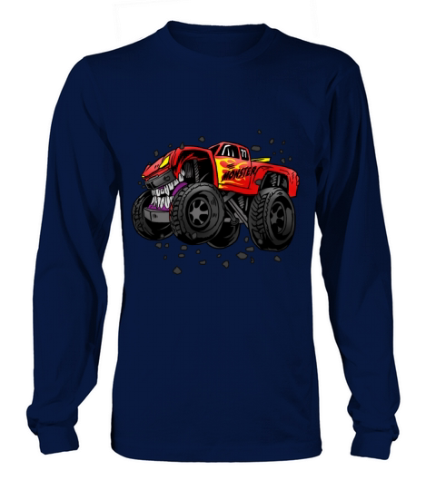 Monster Truck Cool Motor Sports Trucker Gift Idea Long sleeved Unisex