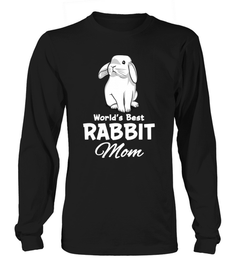Rabbit Shirt For Women Cute Bunny Gift For Mom Long sleeved Unisex