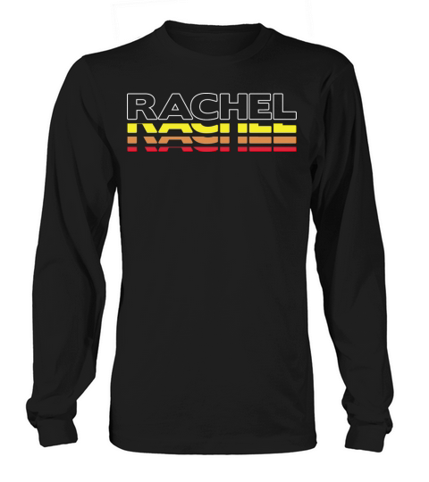Rachel First Name Funny Vintage Sunset Rachel Long sleeved Unisex