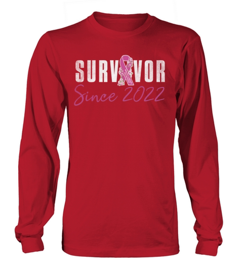 Survivor Since 2022 Breast Cancer Awareness Pink Long sleeved Unisex