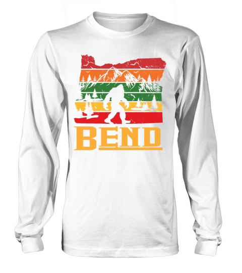 Vintage Oregon Bigfoot Mountain Bend Hiking Trip Long sleeved Unisex