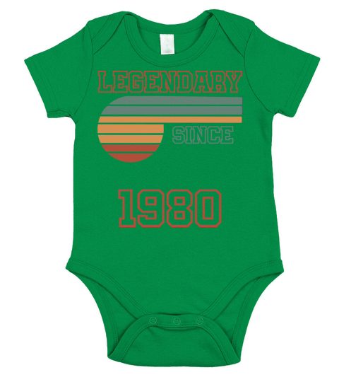 42 Birthday 1980 Short Sleeve Baby One-Piece