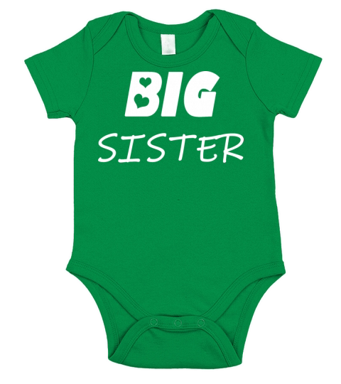 big sister Short Sleeve Baby One-Piece