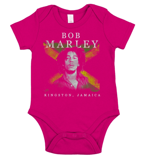 Bob Marley Short Sleeve Baby One-Piece