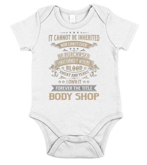 Body Shop Forever Job Title Shirts Short Sleeve Baby One-Piece
