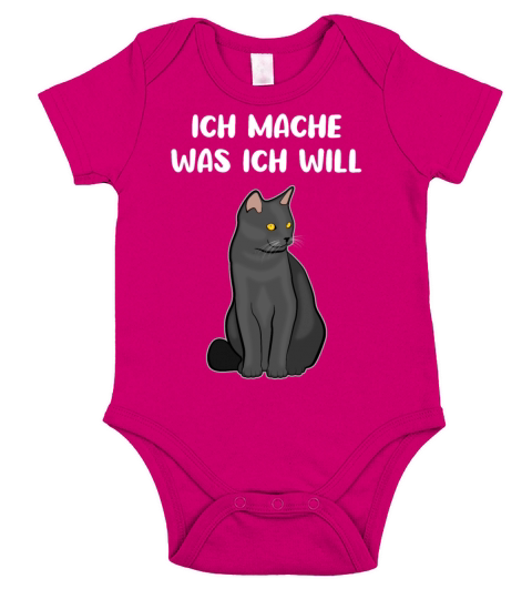 Cat Sassy Kitten Cat Funny Quote Gift Idea Short Sleeve Baby One-Piece