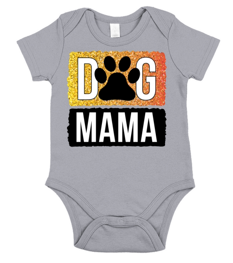 Dog Mom for Women Funny Dog Paw Short Sleeve Baby One-Piece