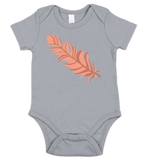 Feathers 26 Short Sleeve Baby One-Piece