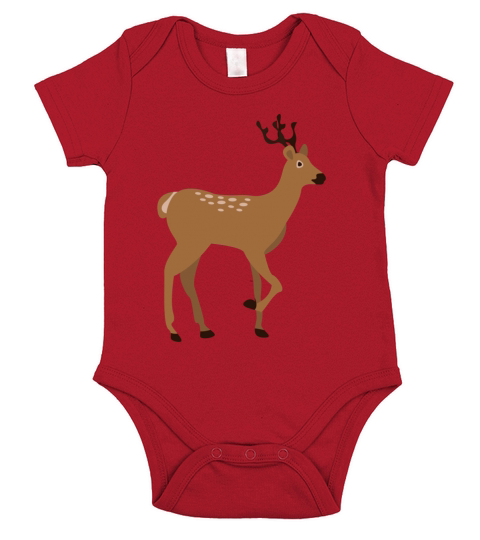 Forest animal(15) Short Sleeve Baby One-Piece