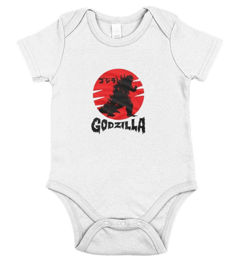 Godzilla Japanes  2020 Short Sleeve Baby One-Piece