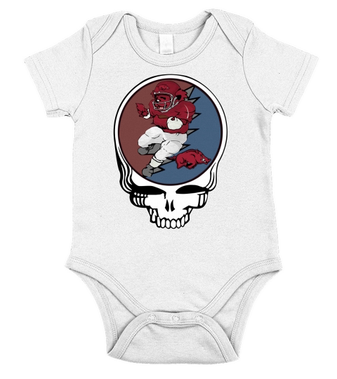 GratefulDead Tshirt Arkansas Razorbacks Short Sleeve Baby One-Piece