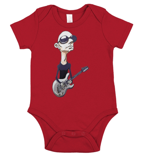 joe satriani Short Sleeve Baby One-Piece