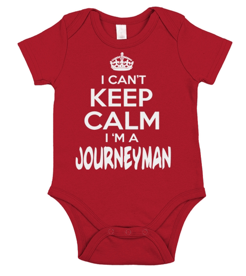 Journeyman Keep Calm Journeyman - TeeForJourneyman Short Sleeve Baby One-Piece