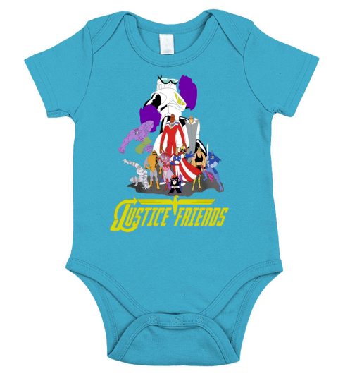 JUSTICE FRIENDS Short Sleeve Baby One-Piece