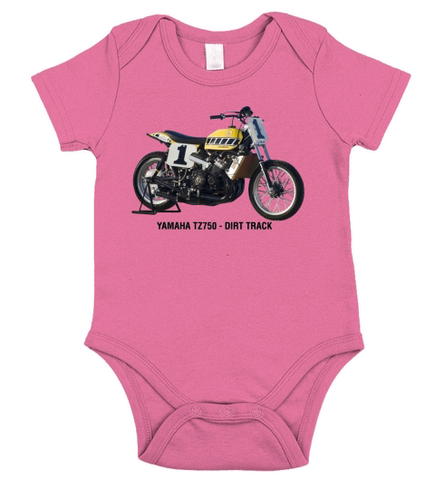 Kenny Roberts - TZ750 Dirt Track Short Sleeve Baby One-Piece