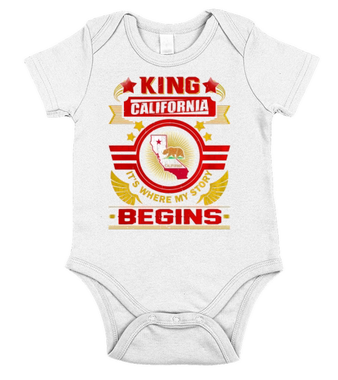 King California Short Sleeve Baby One-Piece