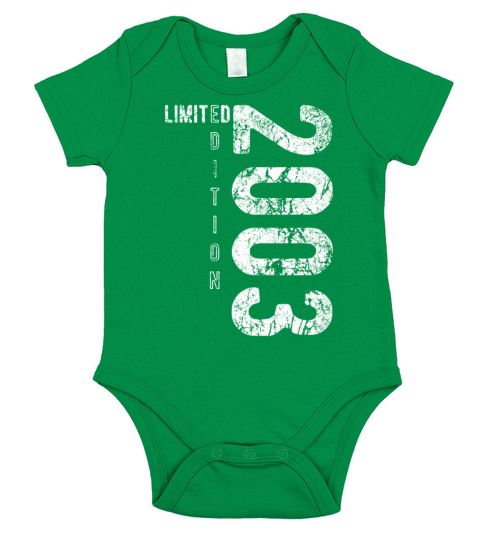 Limited Edition 2003 birthday year 2003 gift Short Sleeve Baby One-Piece