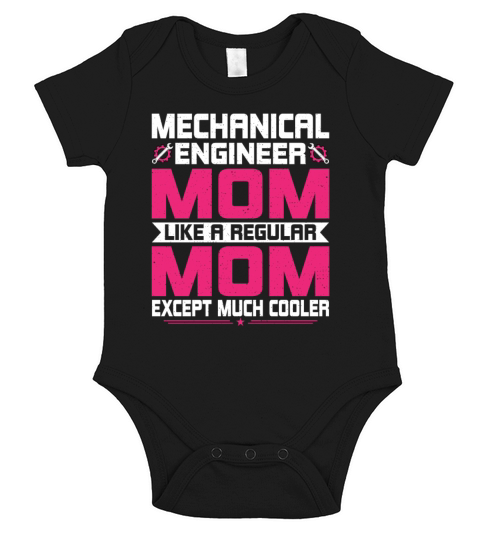 Mechanical Engineering Mom - Mechanical Short Sleeve Baby One-Piece