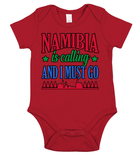 Namibia Flag Vintage Distressed Namibia Short Sleeve Baby One-Piece