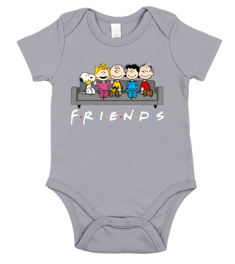Peanuts Snoopy Friends Short Sleeve Baby One-Piece