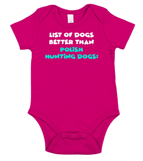 Polish Hunting Dog Short Sleeve Baby One-Piece