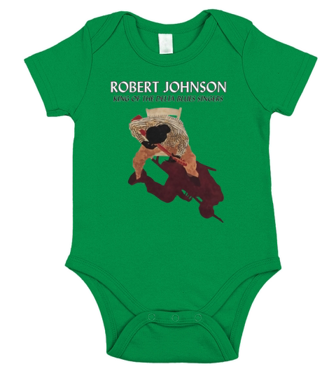 RJ - King of the Delta Blues Singers Short Sleeve Baby One-Piece