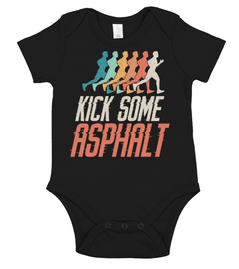 Running Runner Half Marathon Short Sleeve Baby One-Piece