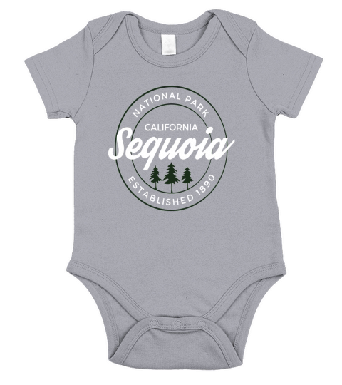 Sequoia National Park T Shirt California Souvenirs Short Sleeve Baby One-Piece