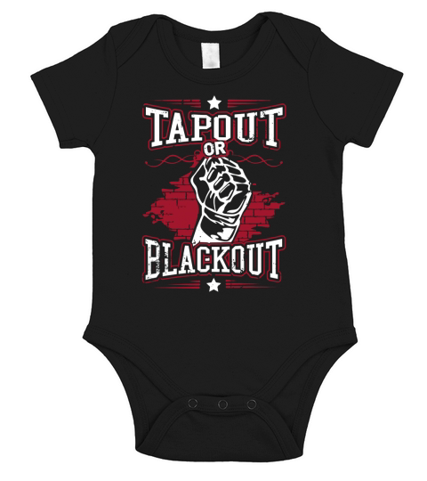 Tapout or blackout Short Sleeve Baby One-Piece