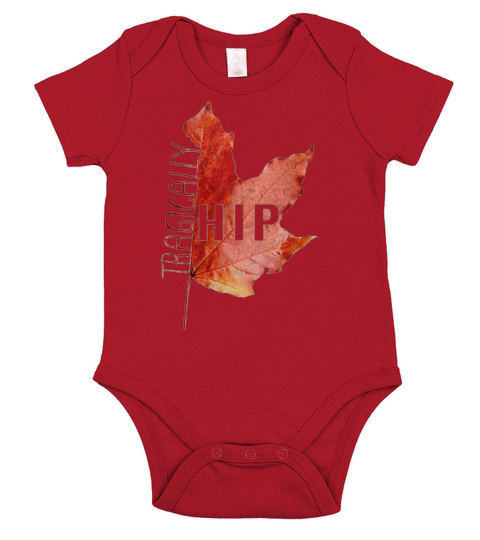 Tragically Maple Hip Short Sleeve Baby One-Piece